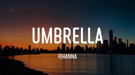 burberry umbrella lyrics|Rihanna .